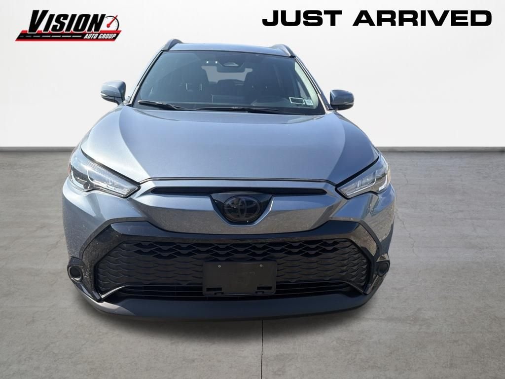 Used 2024 Blue Toyota Hybrid SE image 2