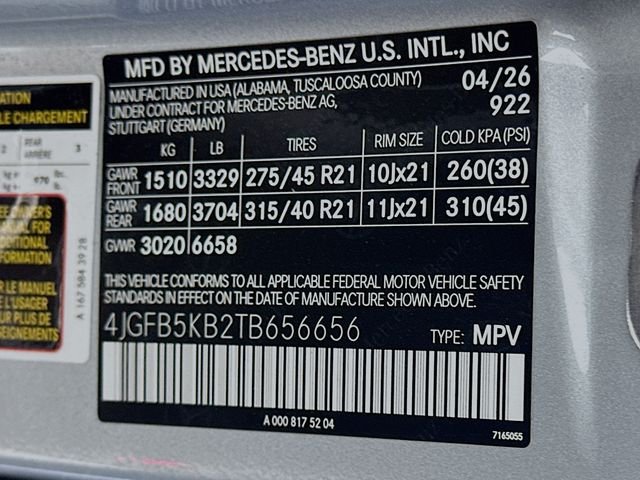 New 2026 Cirrus Silver Metallic Mercedes-Benz GLE 450 image 31