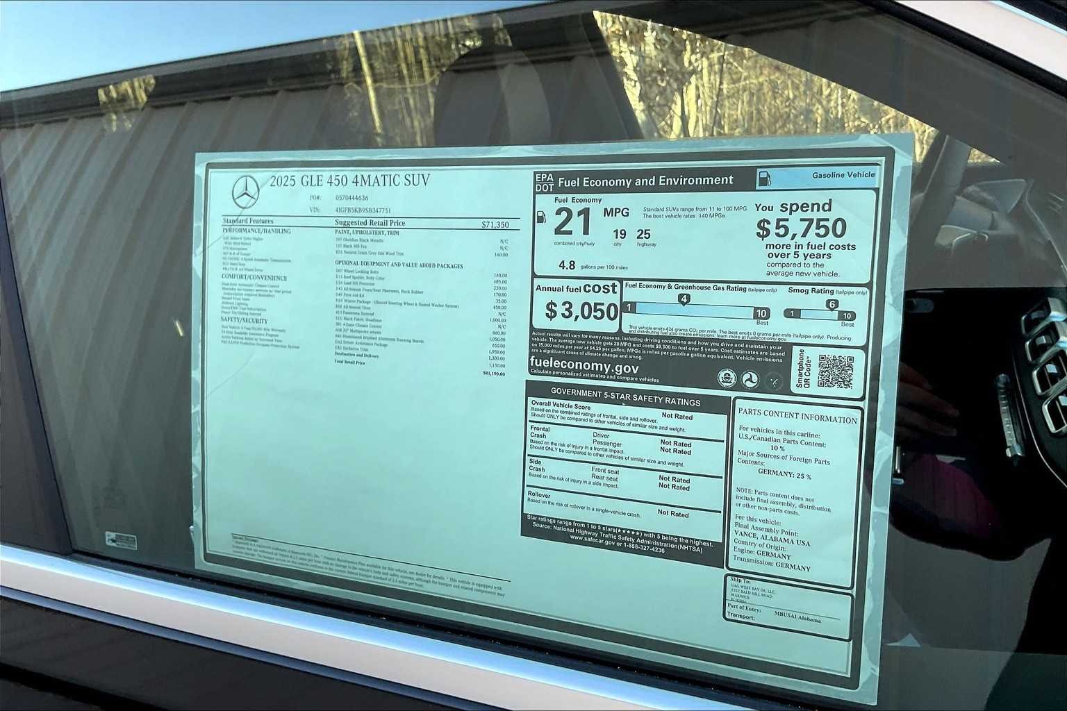 2025 Mercedes-Benz GLE GLE450 - Photo 17