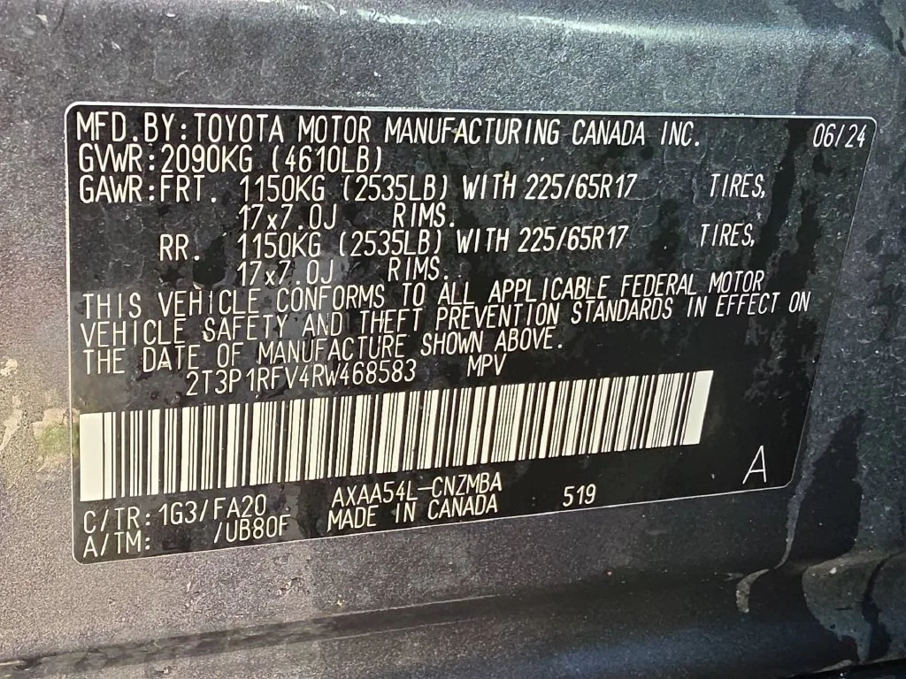 Used 2024 Gray Toyota XLE image 15