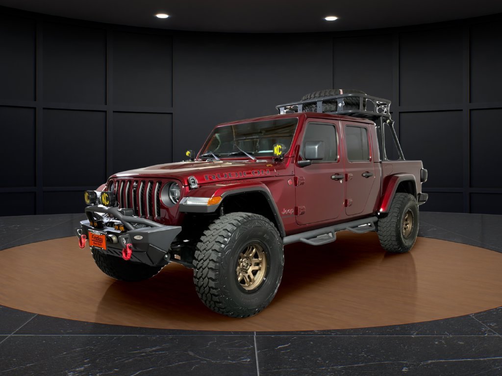 Certified Used 2021 Red Jeep Rubicon image 1