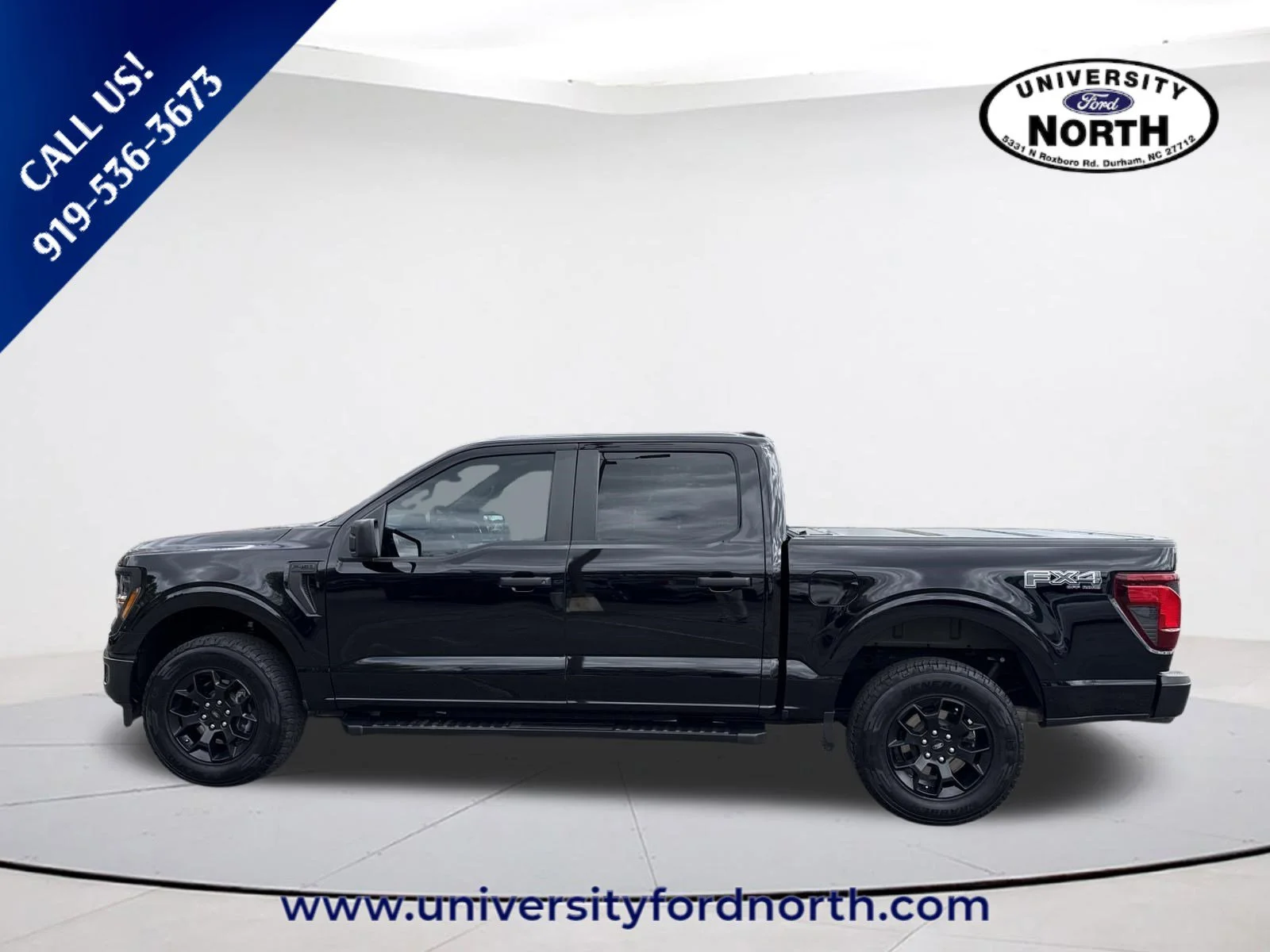 Used 2024 Agate Black Metallic Ford STX image 4