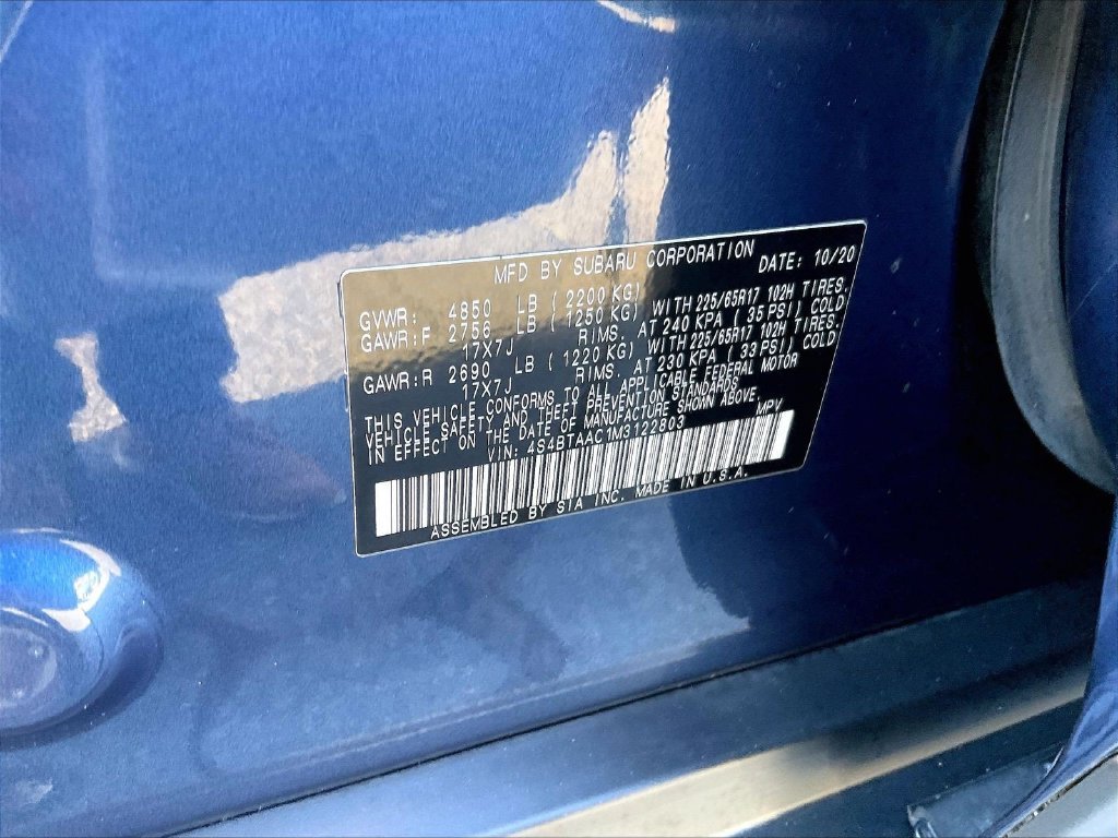 Used 2021 Blue Subaru 2.5i image 34
