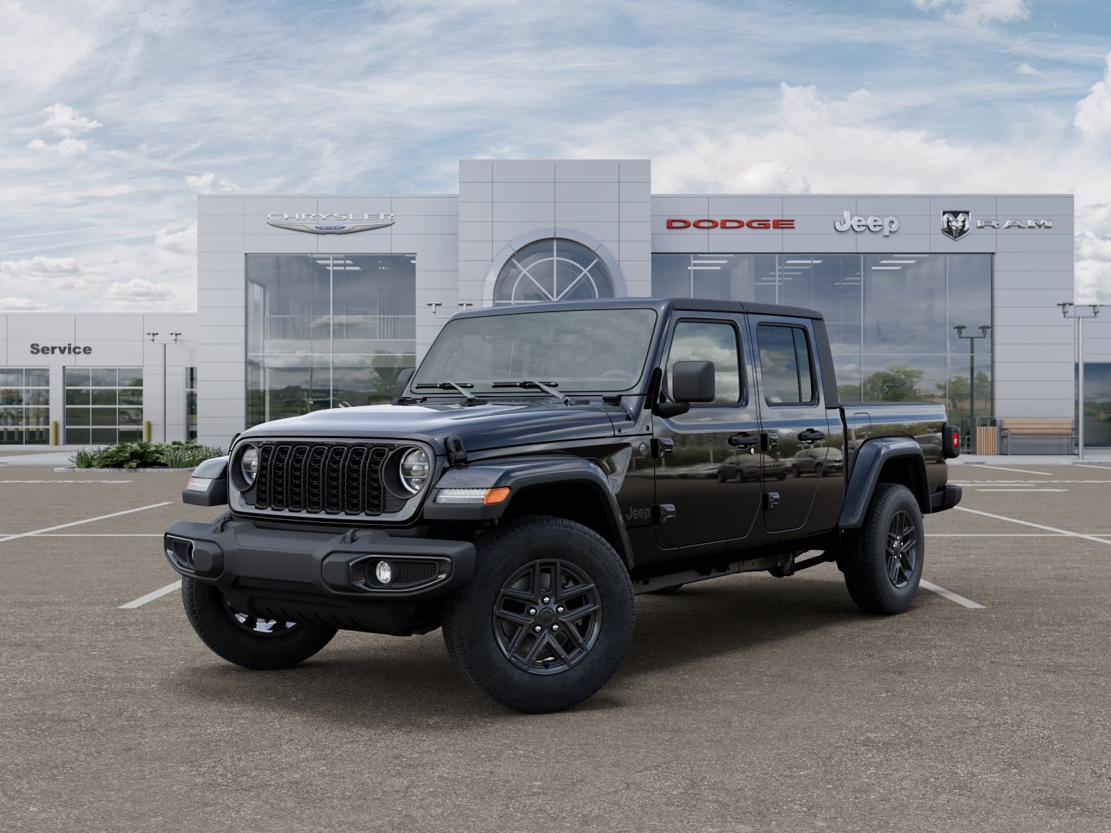 New 2026 Black Clear-Coat Exterior Paint Jeep Sport S image 30