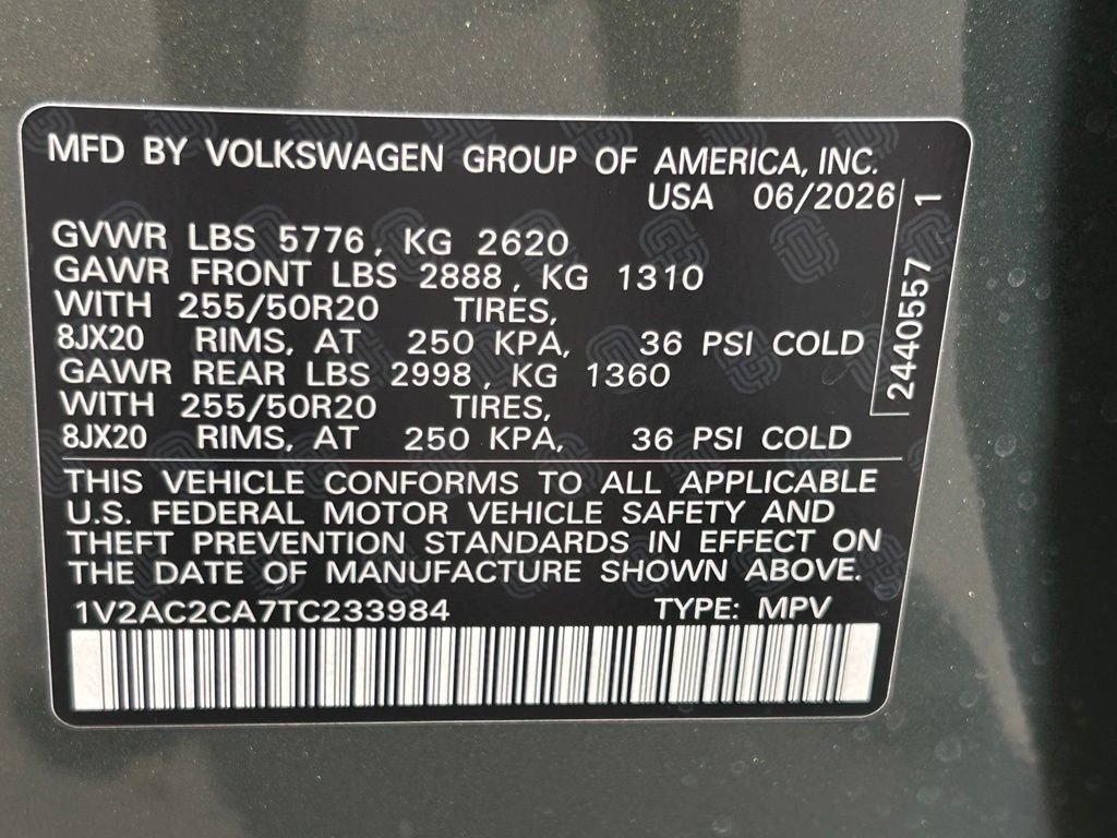 New 2026 Green Volkswagen 2.0T SEL R-Line Black image 54