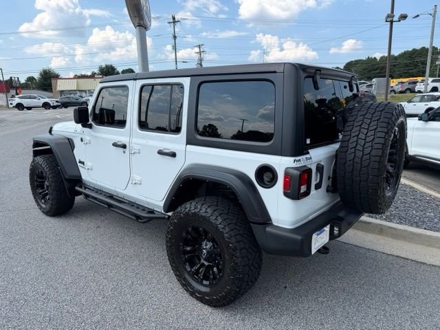 Certified Used 2022 Bright White Clearcoat Jeep Unlimited Sport S image 6