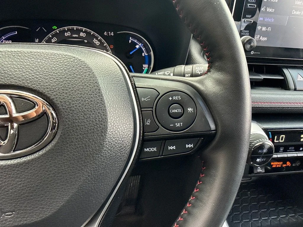 Used 2022 Midnight Black Metallic Toyota SE image 12