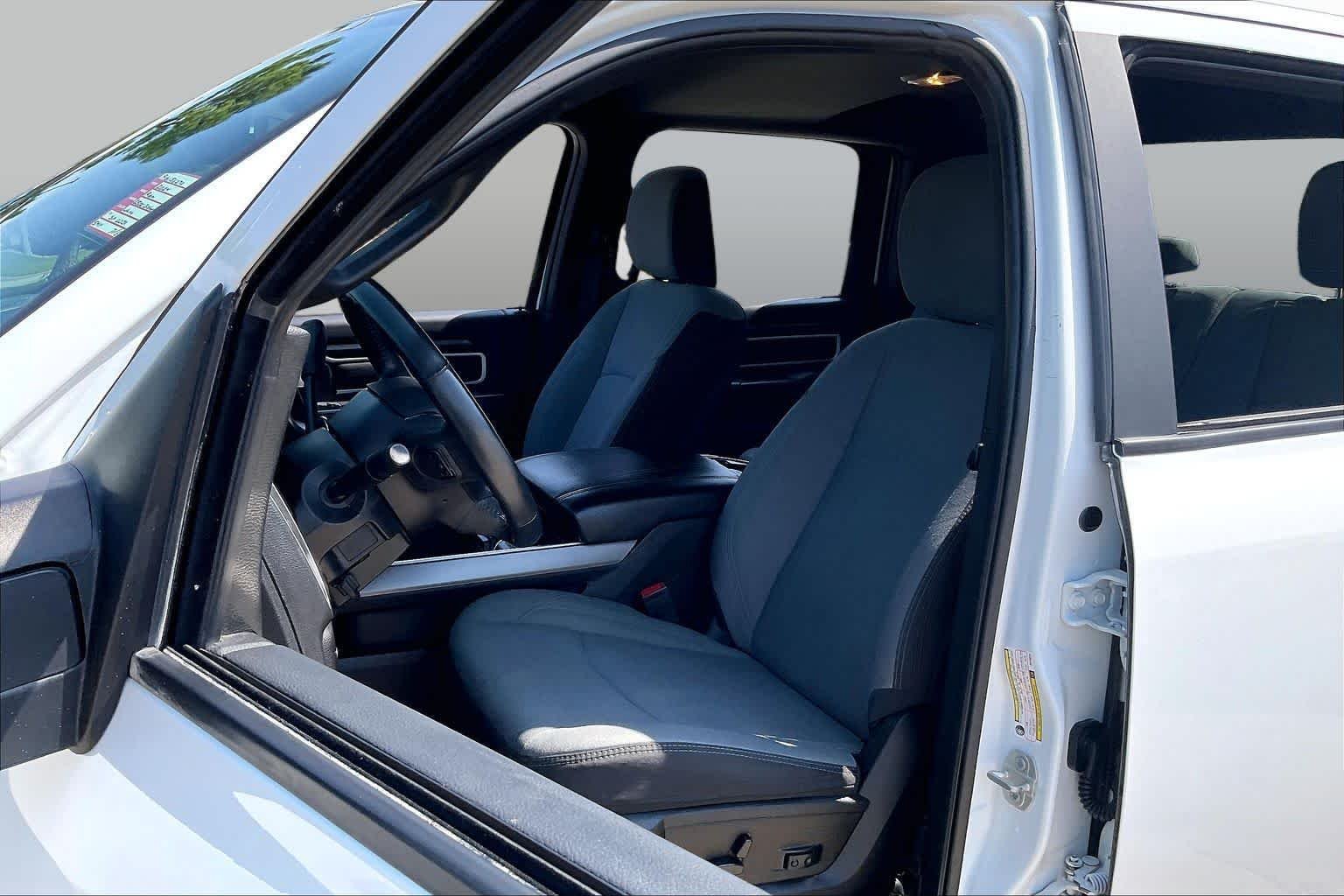 Used 2024 Bright White Clearcoat Ram Big Horn image 8