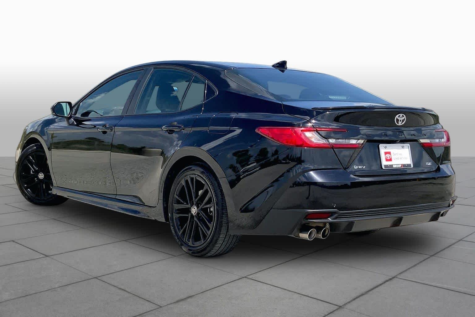 Certified Used 2025 Midnight Black Metallic Toyota SE image 12