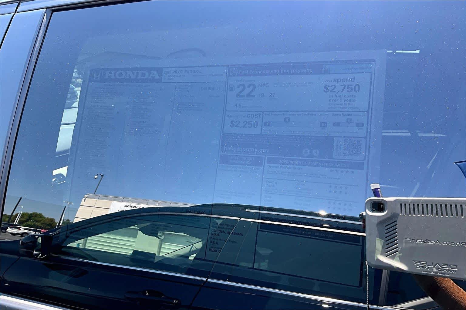 New 2026 Solar Silver Metallic Honda EX-L image 21