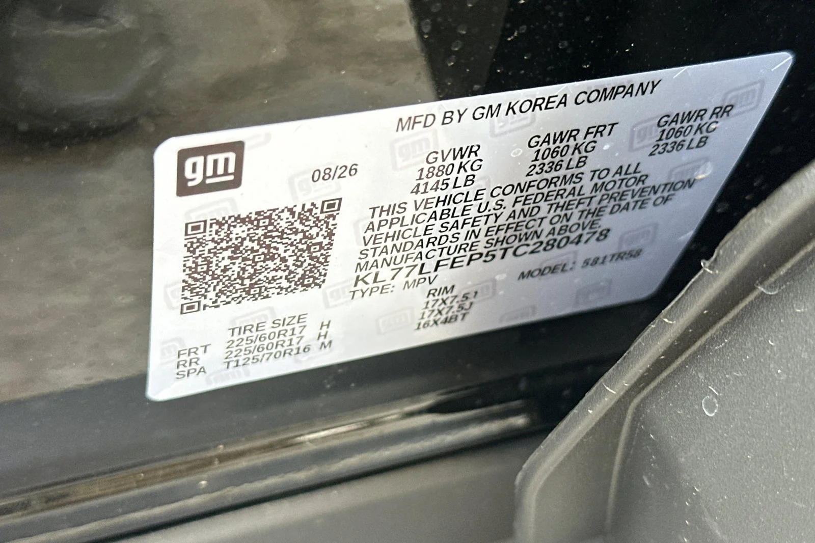 New 2026 Mosaic Black Metallic Chevrolet LS image 27