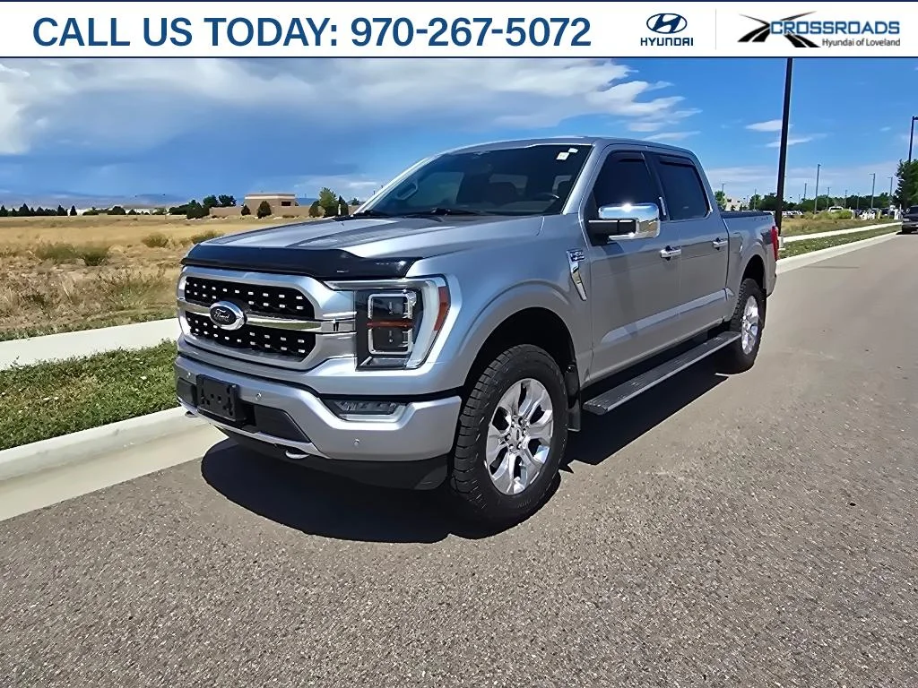 Used 2023 Iconic Silver Metallic Ford Platinum image 1