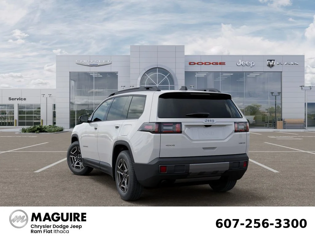 New 2026 Bright White Clear-Coat Exterior Paint Jeep Limited image 3