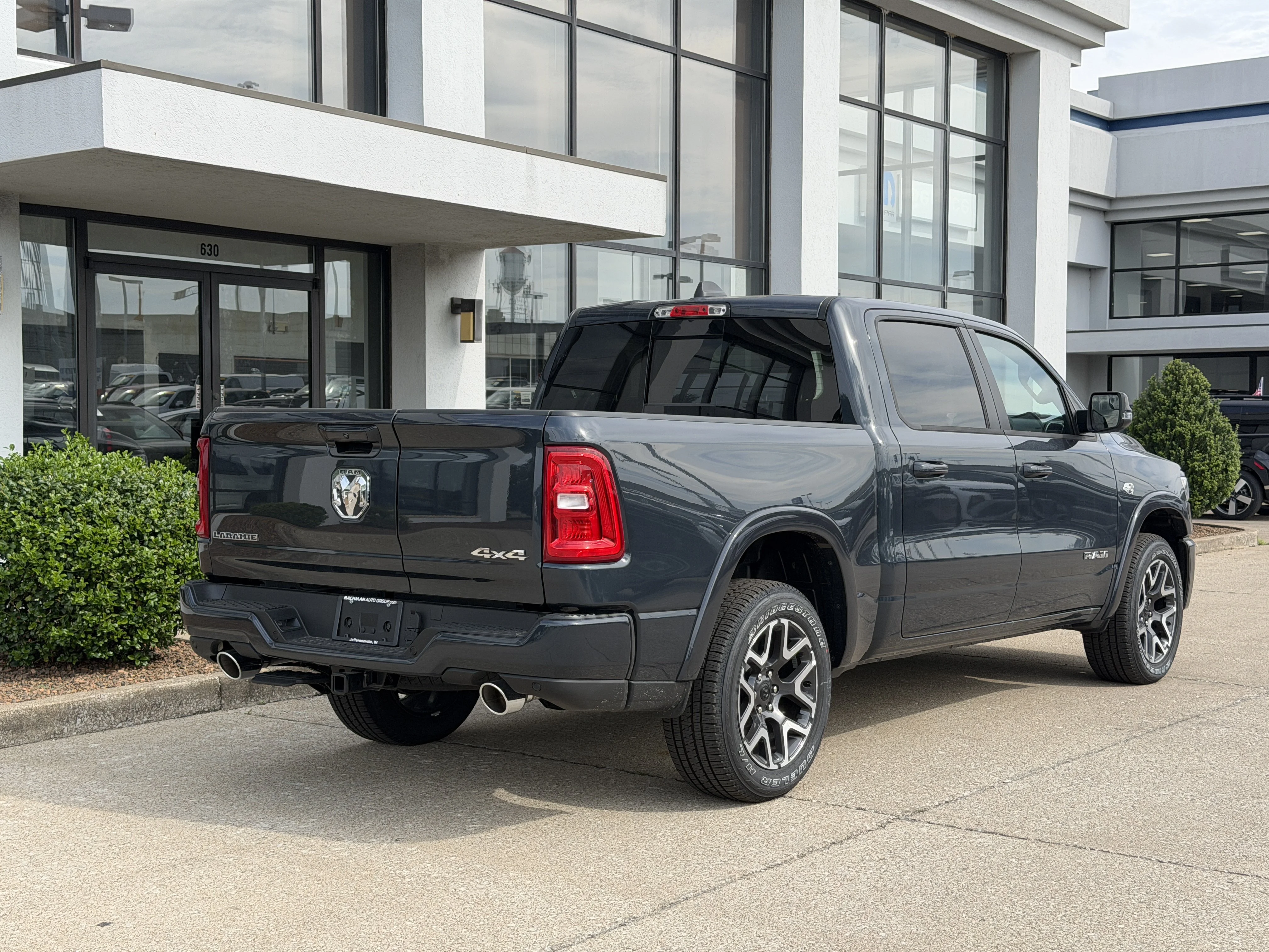 New 2026 Forged Blue Metallic Exterior Paint RAM Laramie image 4