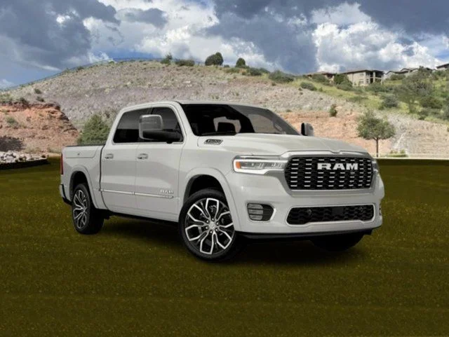 New 2026 Bright White Clear-Coat Exterior Paint RAM Tungsten image 4