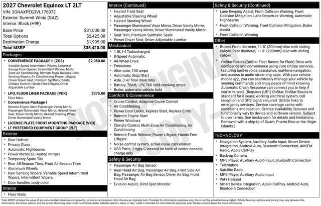 2027 Chevrolet Equinox LT - Photo 26