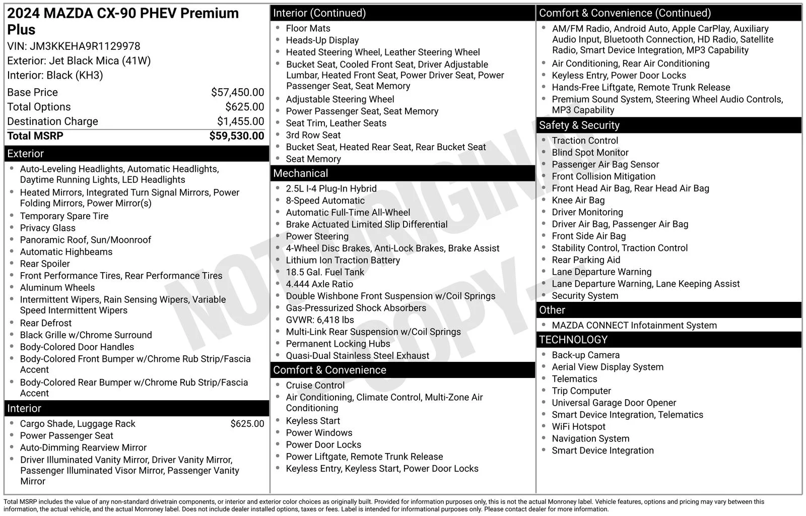 Certified Used 2024 Jet Black Mica Mazda Premium Plus image 24
