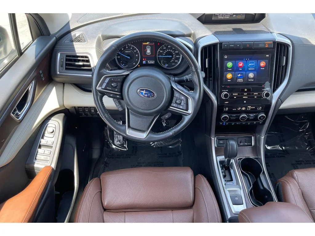 Used 2021 Crystal White Pearl Subaru Touring image 16