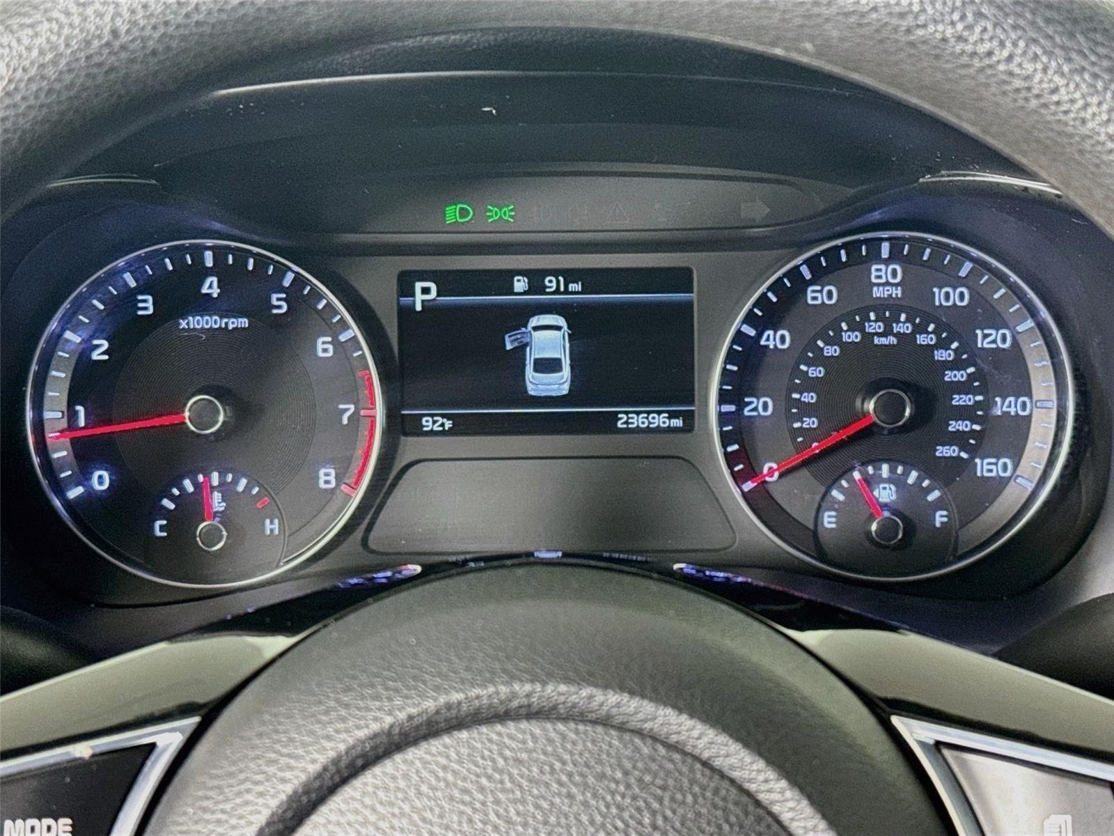 Used 2023 Snow White Pearl Kia LXS image 13