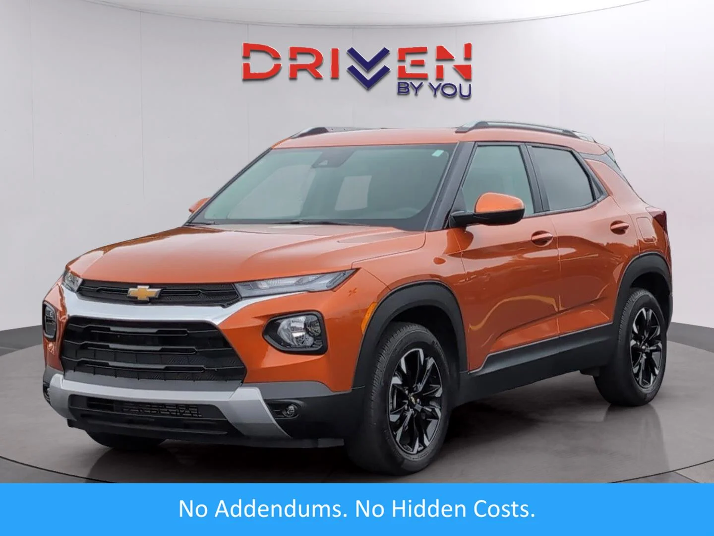 Used 2023 Vivid Orange Metallic Chevrolet LT image 1