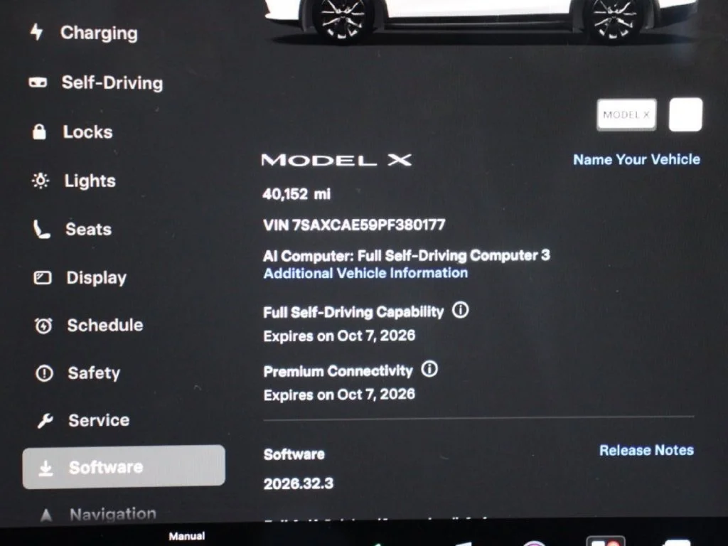 Used 2023 Pearl White Multi-Coat Tesla 7 Seater AWD image 22