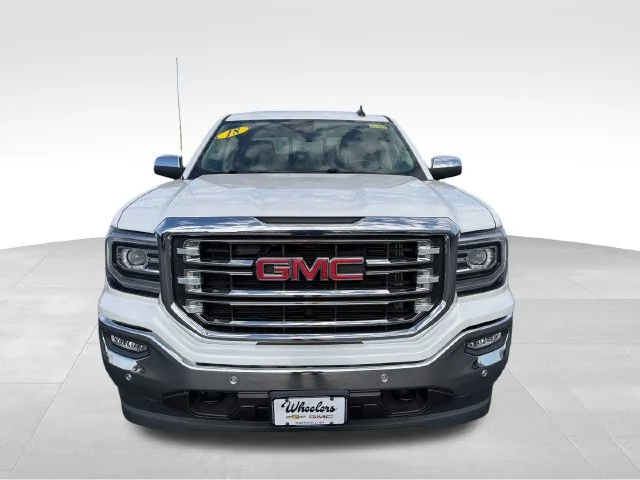 Used 2018 WHITE FROST TRICOAT GMC SLT image 10