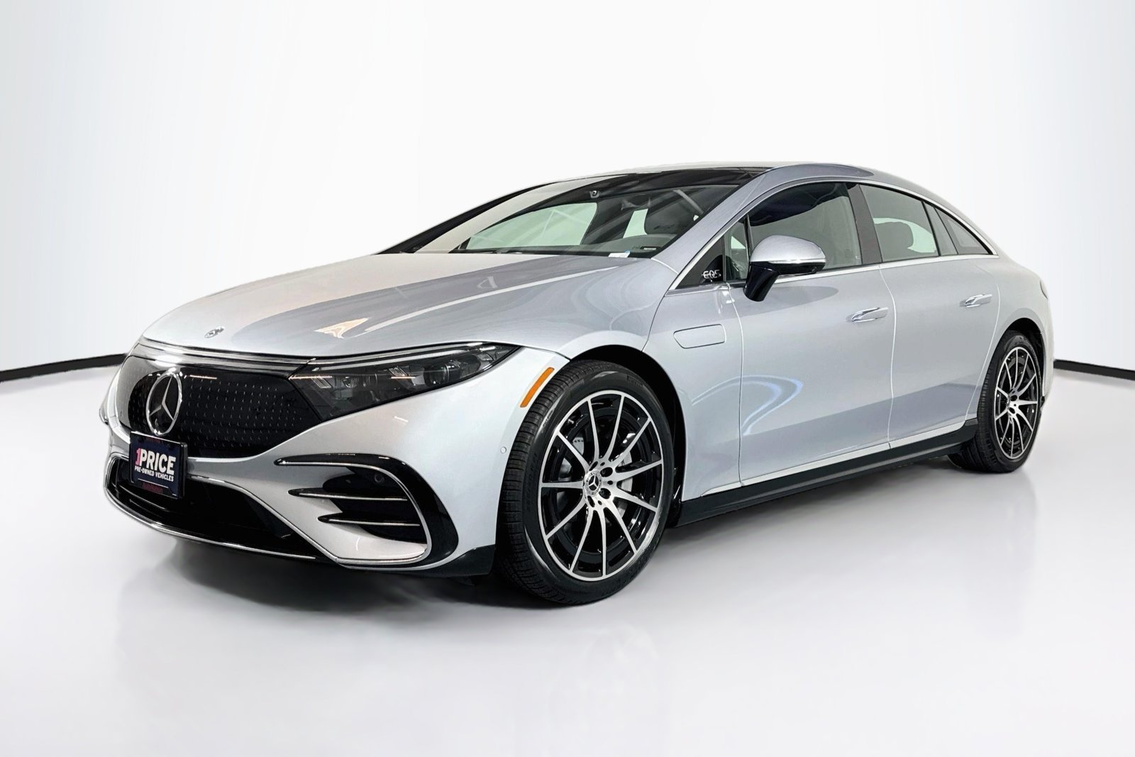 Certified Used 2022 Cirrus Silver Metallic Mercedes-Benz EQS 580 image 1