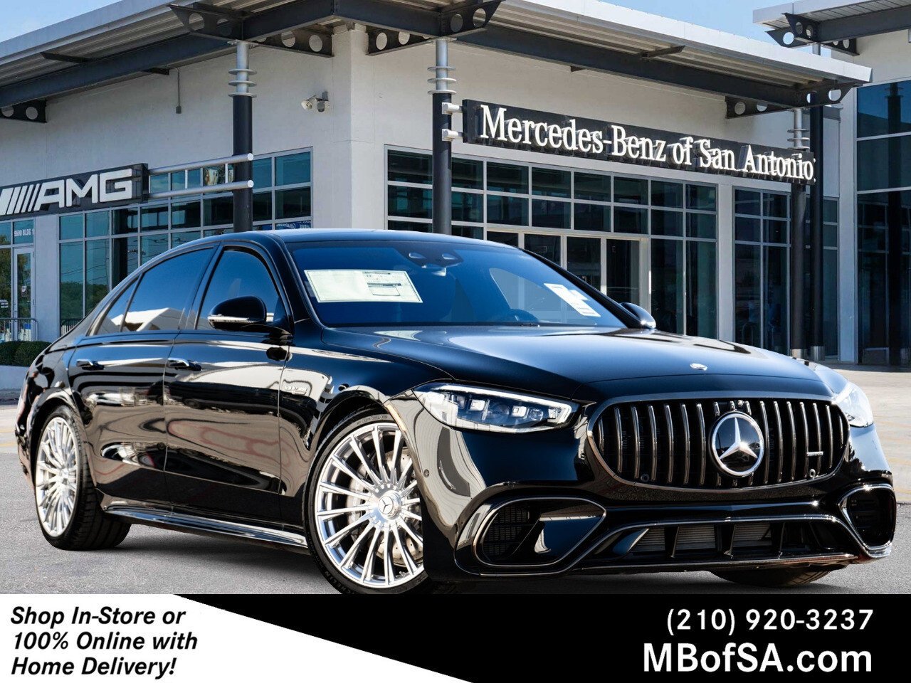 New 2025 Mercedes-Benz S-Class AMG® S 63 E 4dr Car in San Antonio