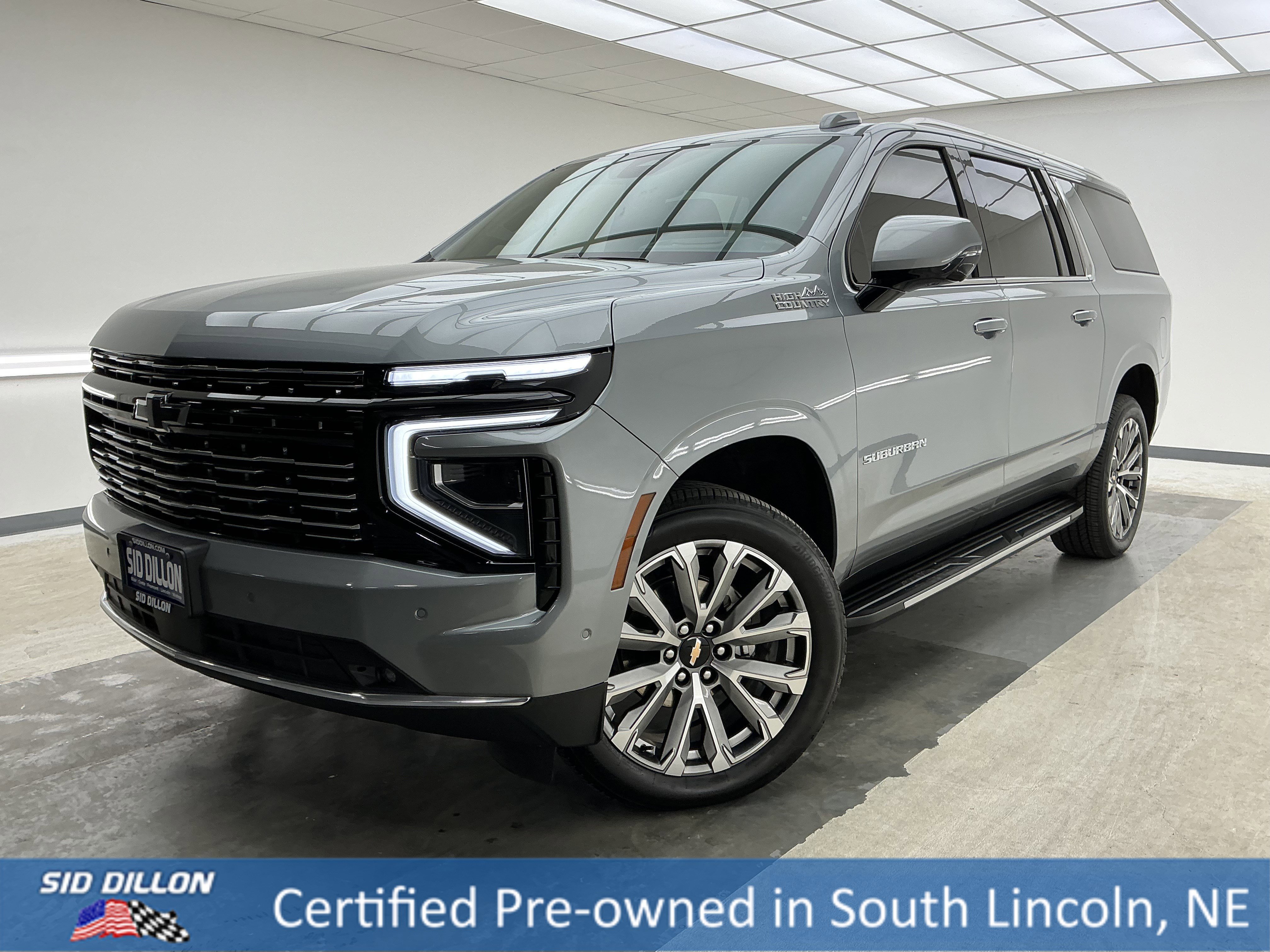 Sterling Gray Metallic 2025 Chevrolet Suburban High Country 4WD SUV / Crossover Four-Wheel Drive Automatic