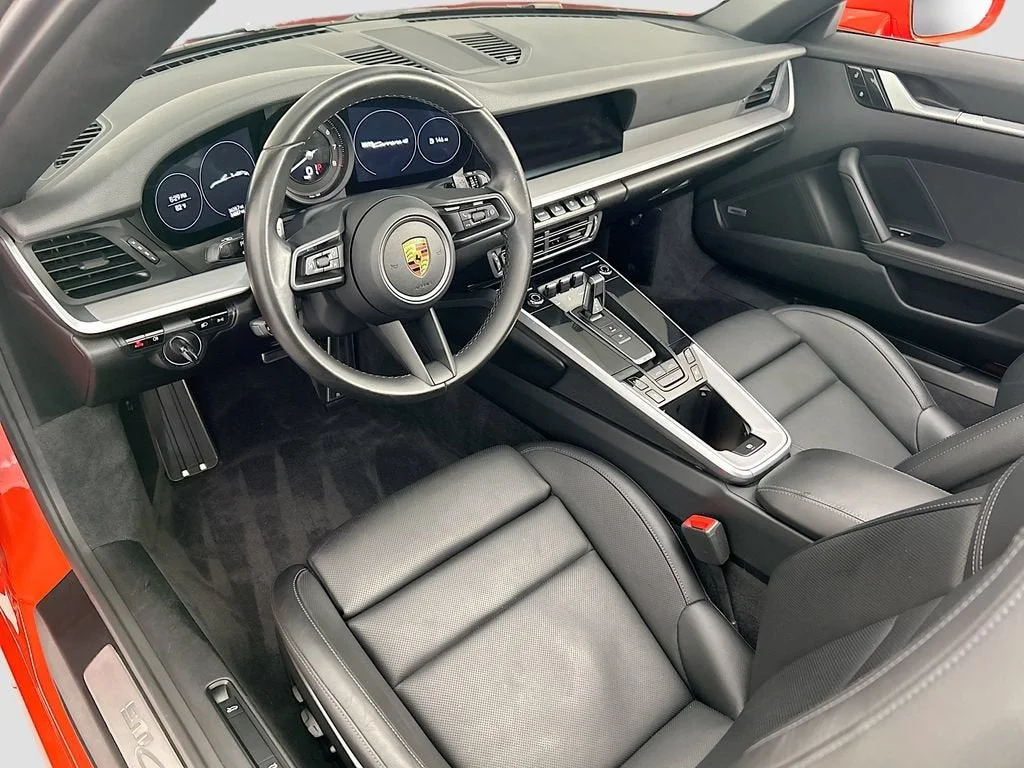 Used 2021 Lava Orange Porsche Carrera image 17