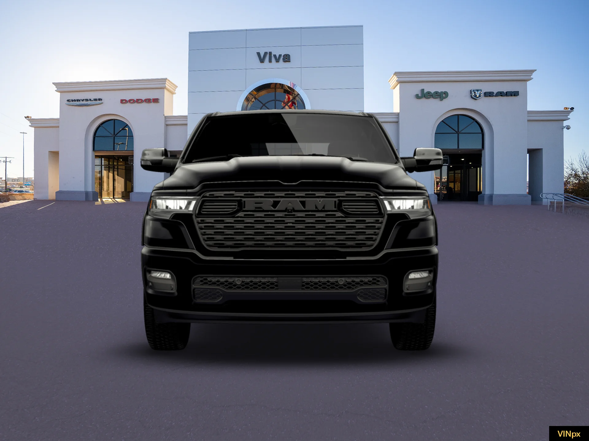 New 2026 Diamond Black Crystal Pearl-Coat Exterior Paint RAM Big Horn/Lone Star image 24