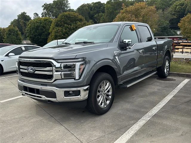 Used 2025 Carbonized Gray Metallic Ford LARIAT image 2