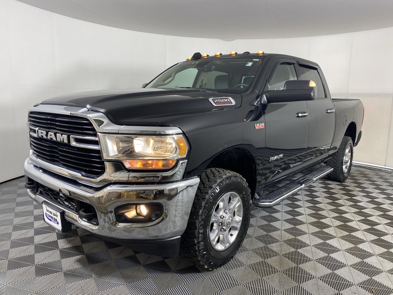 Used 2019 Diamond Black Crystal Pearlcoat Ram Big Horn image 11