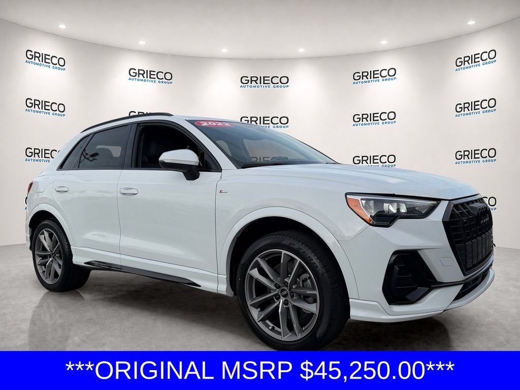 Used 2022 White Audi Premium image 1