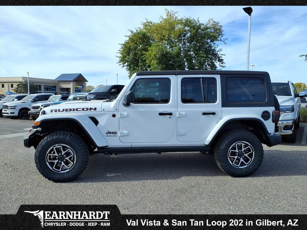 New 2026 Bright White Clear-Coat Exterior Paint Jeep Rubicon image 3