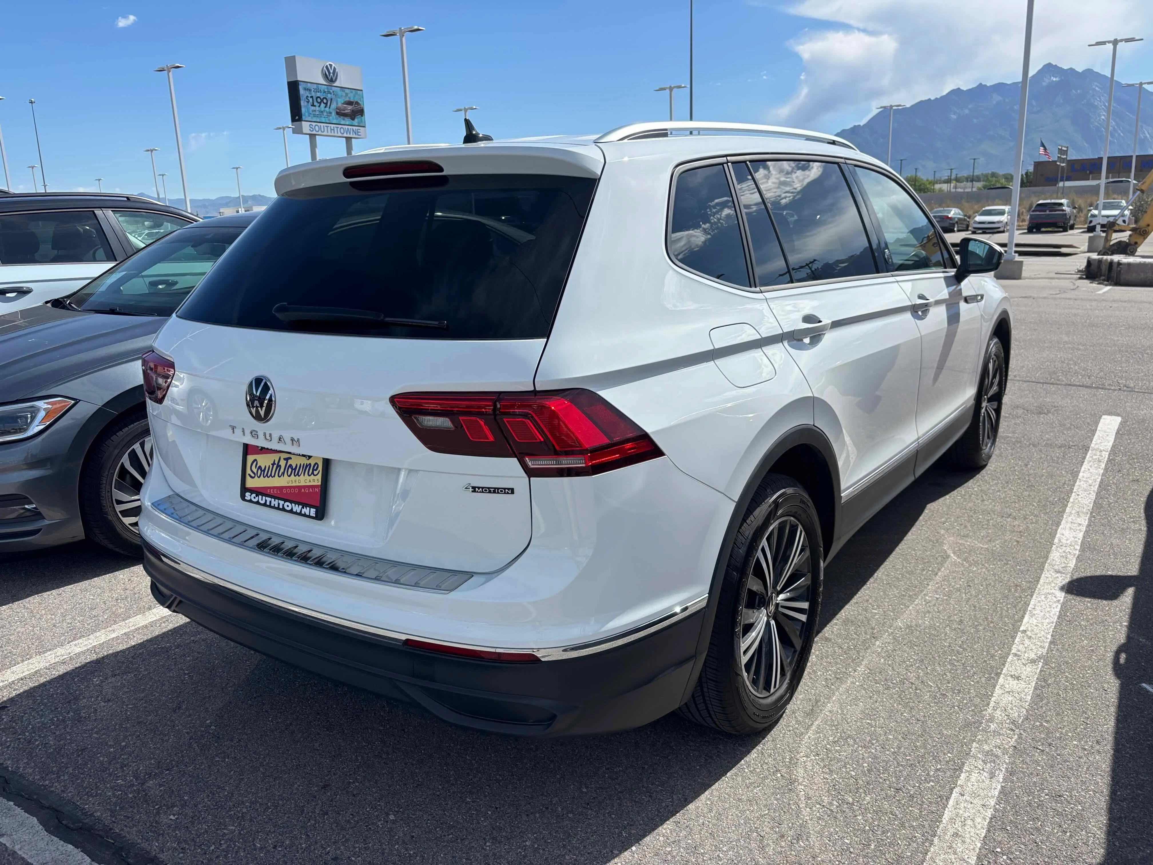 Used 2024 White Volkswagen Wolfsburg Edition image 4