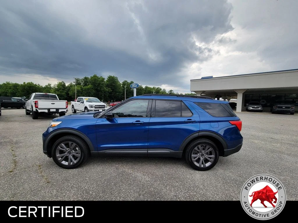 Used 2022 Blue Ford XLT image 3