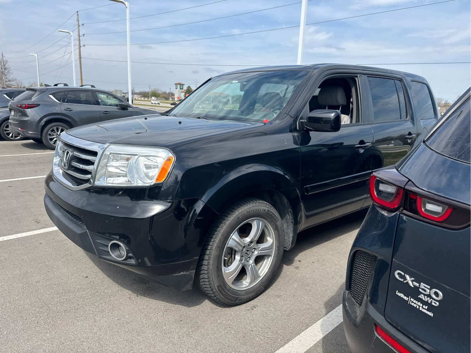 Used 2015 Honda Pilot EX-L with VIN 5FNYF4H54FB003177 for sale in Kansas City