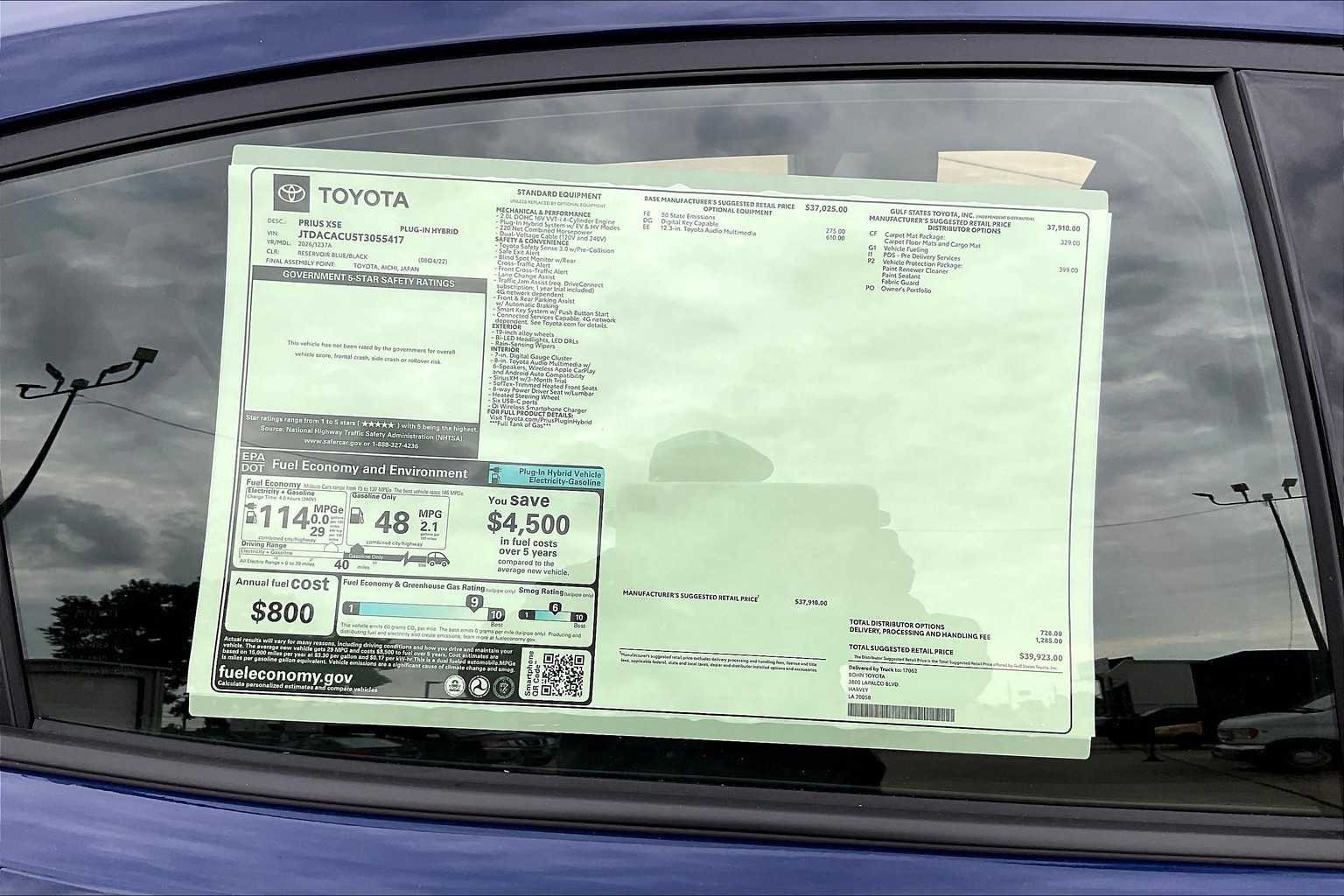New 2026 Reservoir Blue Toyota XSE image 22