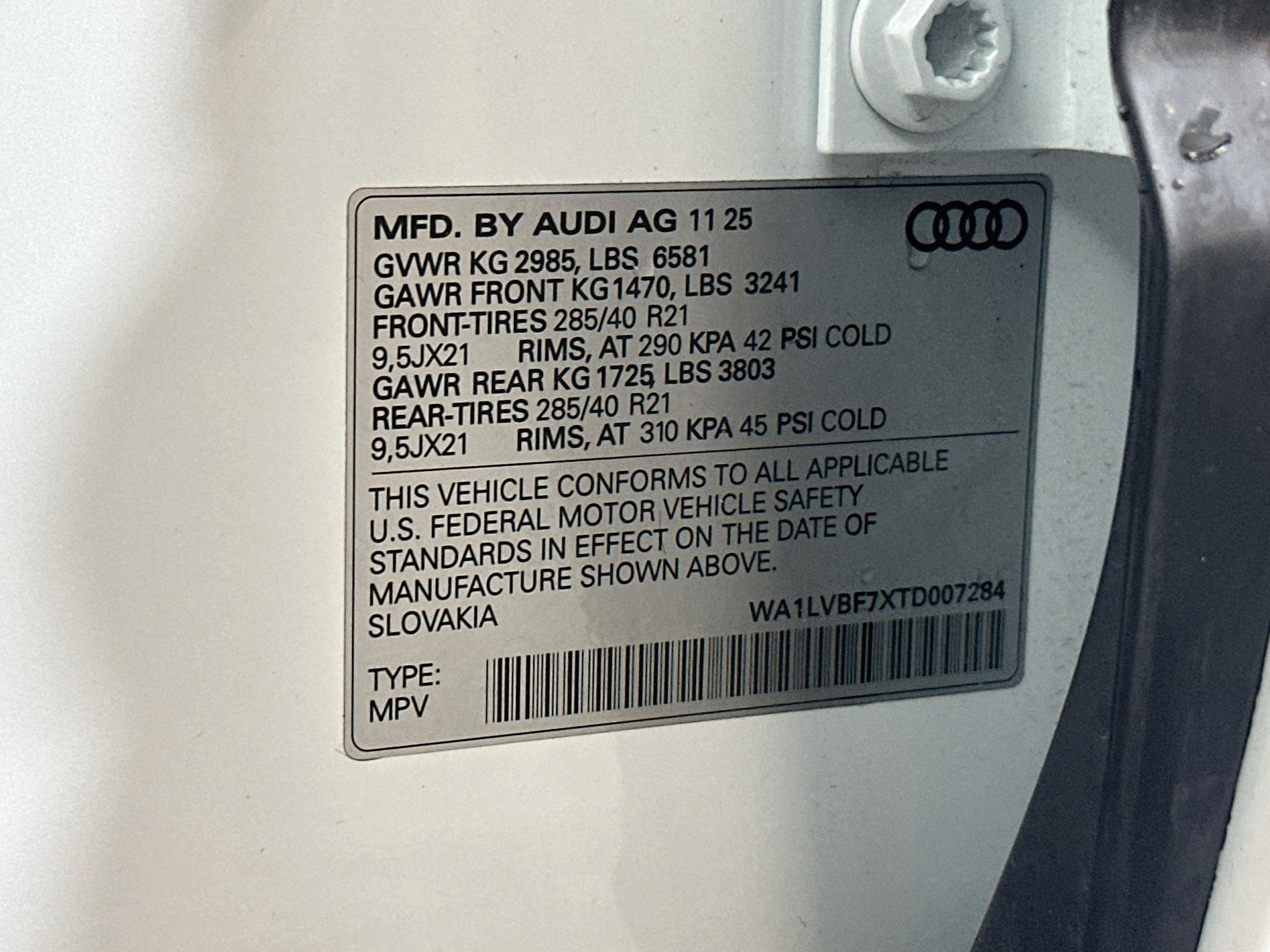 Used 2026 Glacier White Metallic Audi Premium Plus image 35