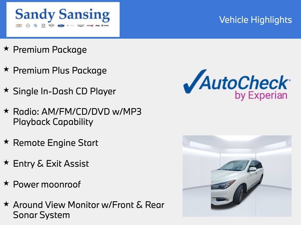 Used 2017 White INFINITI Base image 3
