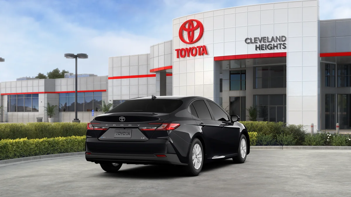 New 2026 Midnight Black Metallic Toyota LE image 9