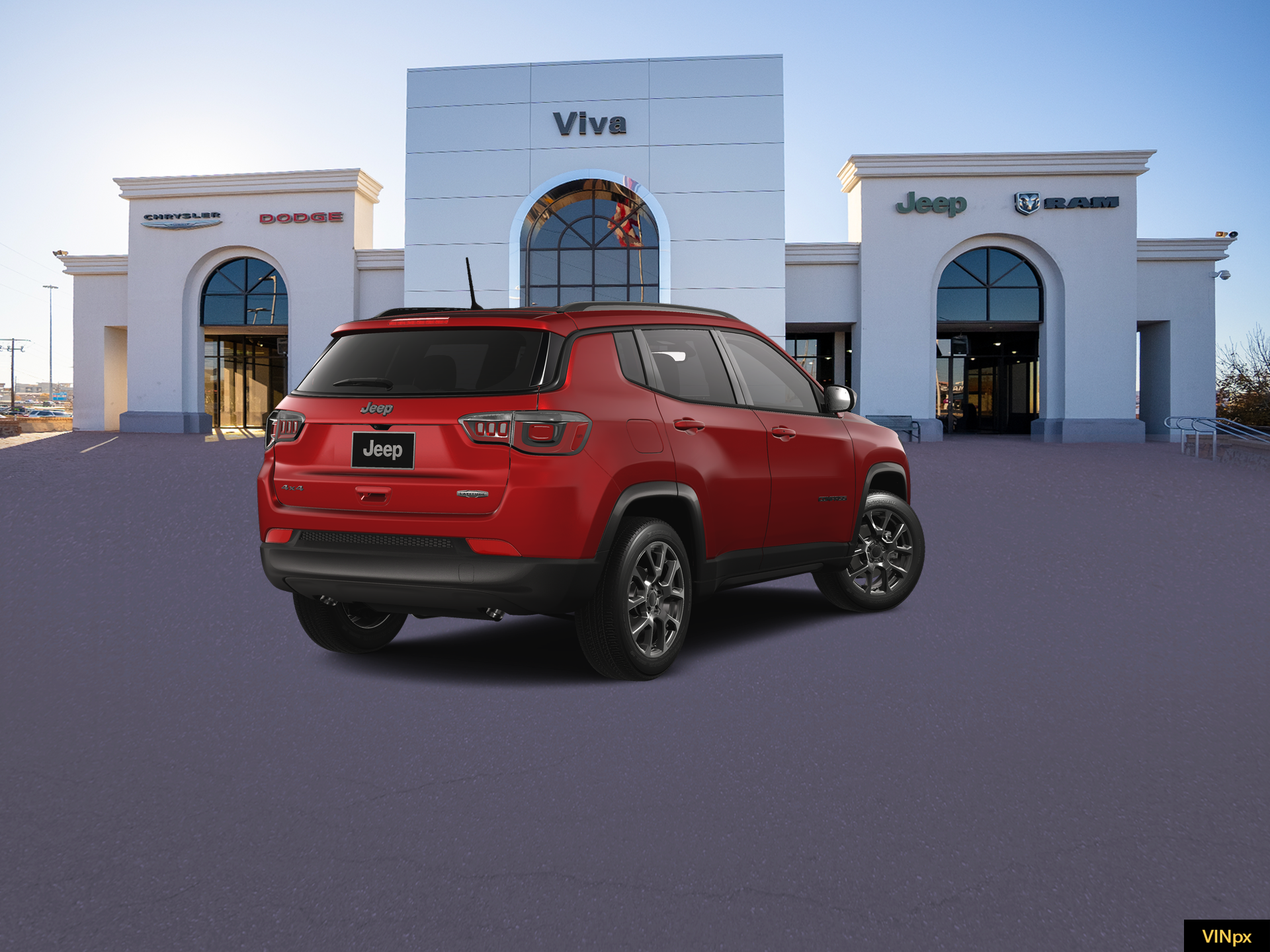 New 2026 Red Hot Pearl-Coat Exterior Paint Jeep Latitude image 19