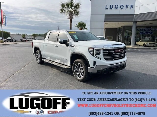 Used 2024 White GMC SLT image 1