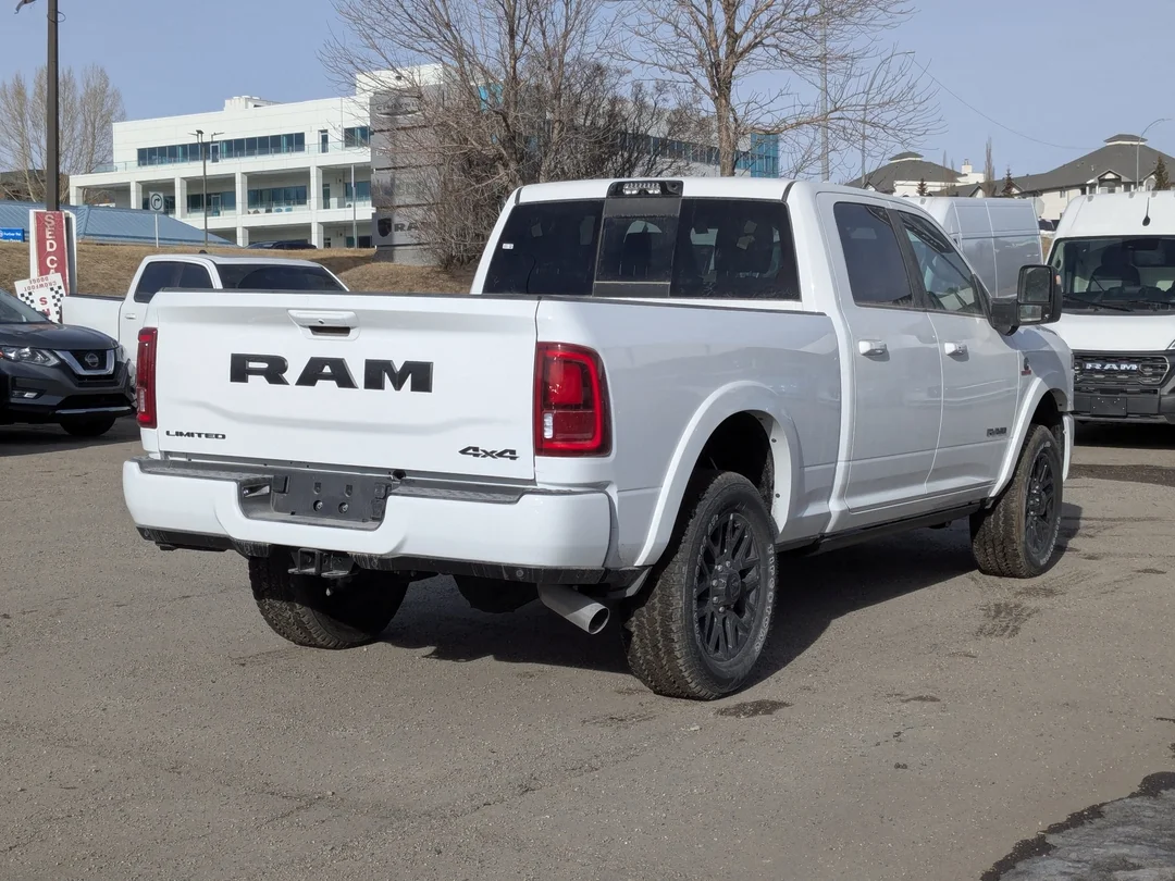 New 2026 White RAM Limited - - 4x4 - Cummins Diesel - Night Ed. - Level 1 & Tow Grp & More! image 8