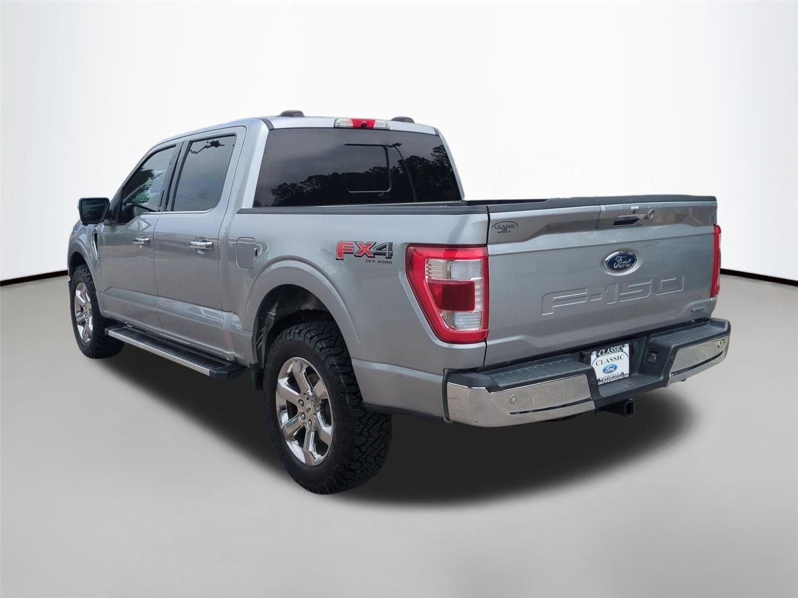 Used 2022 Iconic Silver Metallic Ford LARIAT image 3