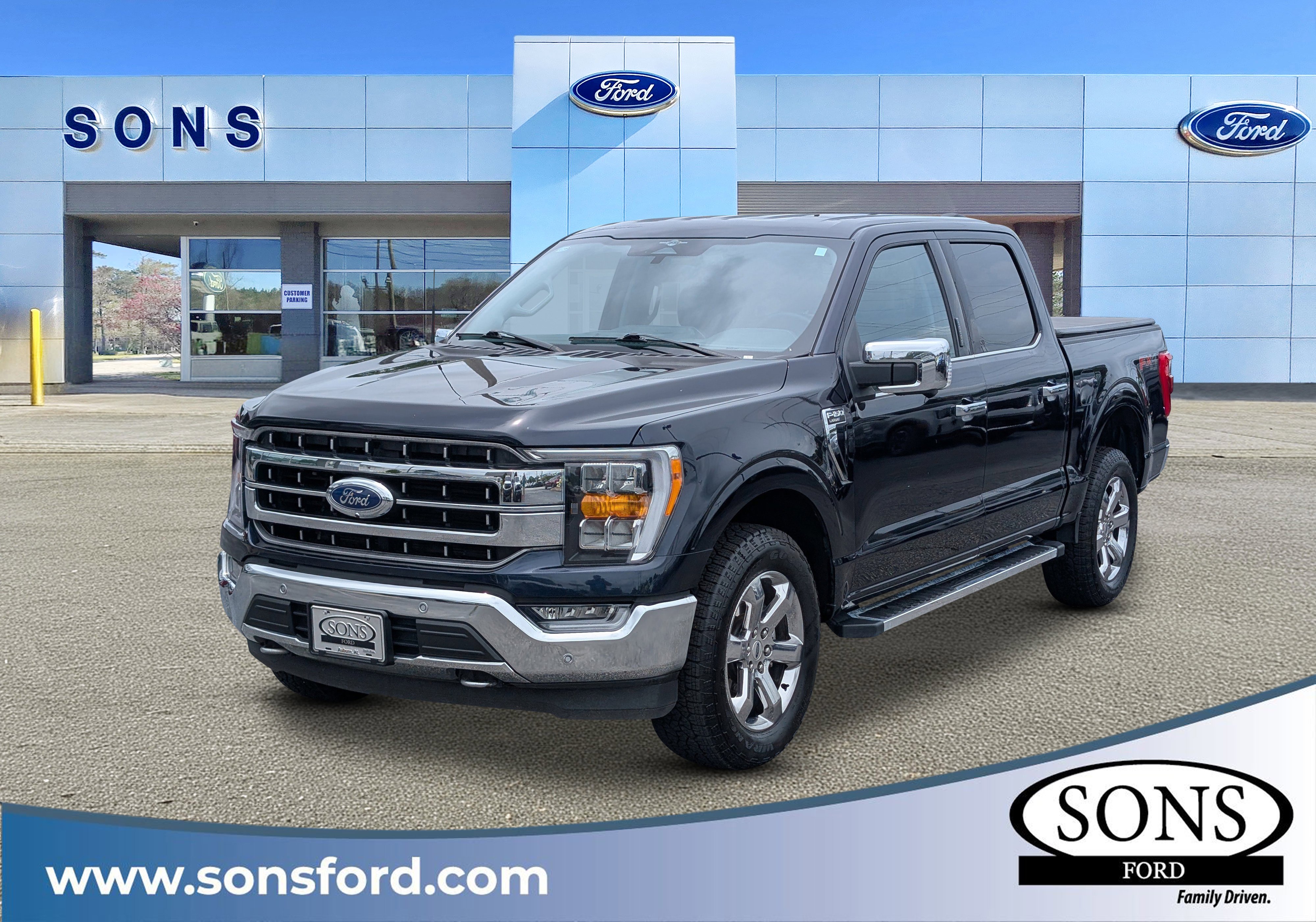 Certified Used 2023 Antimatter Blue Metallic Ford LARIAT image 1
