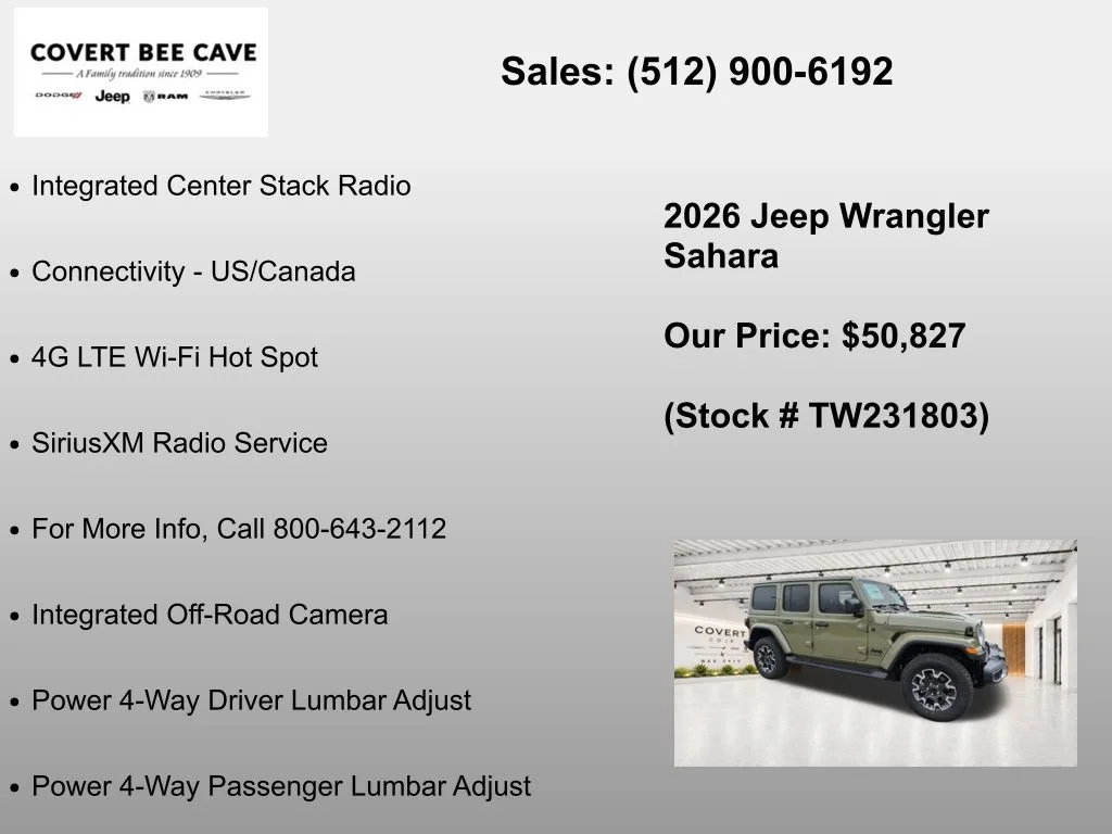 New 2026  Jeep Sahara image 37