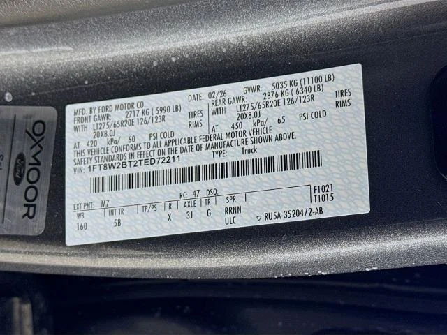 New 2026 Carbonized Gray Metallic Ford F-250® Lariat® image 68