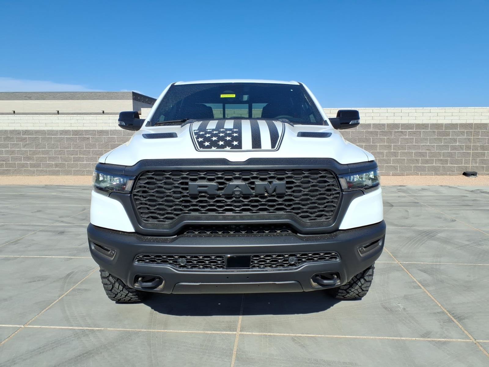 New 2026 Bright White Clear-Coat Exterior Paint RAM Rebel image 2